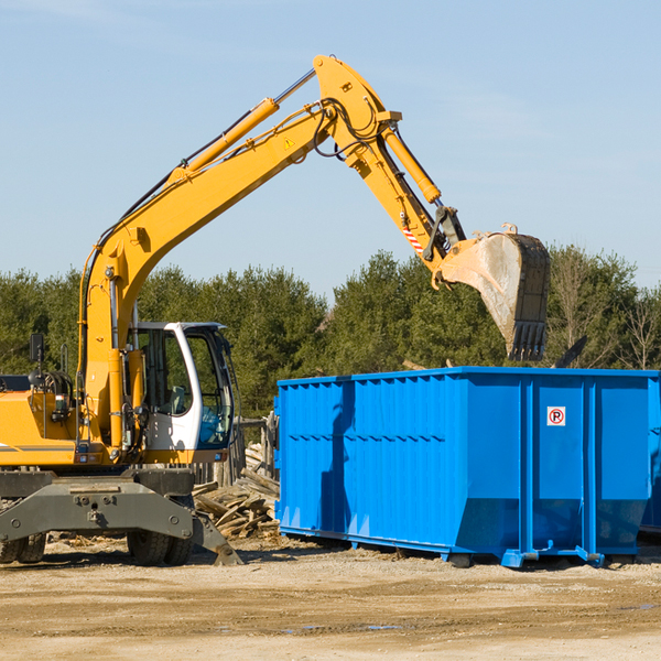 what are the rental fees for a residential dumpster in Green Spring